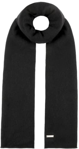Seeberger Lasuna Kaschmirschal Damenschal Wollschal Strickschal Winterschal Damen - Winter Herbst-Winter - One Size schwarz