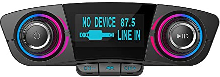 YONGYAO BT06 Bluetooth per Auto Lettore MP3 Trasmettitore FM Modulatore Aux Kit Vivavoce per Auto Ricarica Intelligente Caricatore per Auto Doppio USB