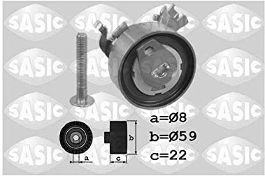 SASIC 1706040 Spannrolle Zahnriemen mit Schraubensatz für OPEL ZAFIRA B (A05)