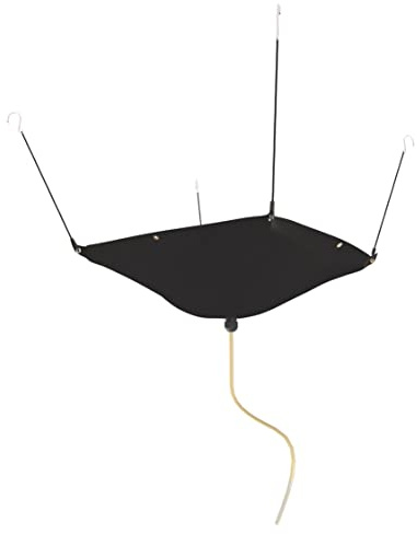 BERPET Deckendach-Leck-Tropf-Umlenkplane, Robustes Regenumlenker-Set für Dach mit Drainage, schwarz, 1,5 m x 1,5 m