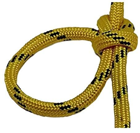 10 mètres Dyneema - SK78 Corde robuste marine pour yacht, voilier de dériveur, camping (Jaune moucheté, 4mm)