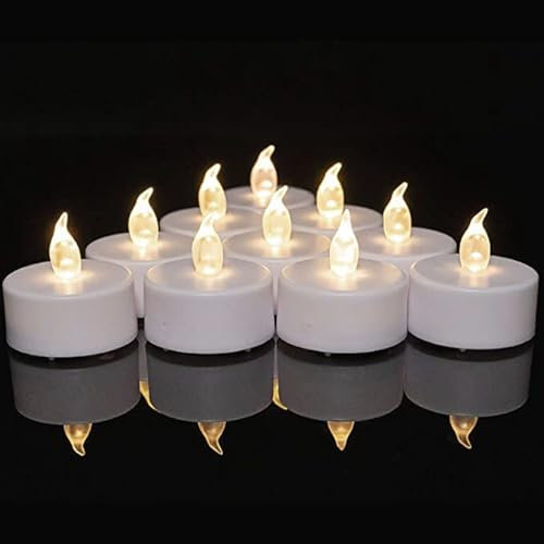 Velas de té LED, 150 unidades, sin llama, pilas realistas y brillantes, parpadeantes, batería extra larga de más de 200 horas para bodas, festivales, fiestas, decoración del hogar (blanco cálido)