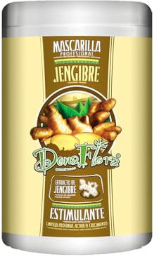 Dona Flora - Mascarilla Estimulante de Jengibre - Fortalece y Revitaliza - Hidratación Profunda - Mejora Circulación del Cuero Cabelludo - 1000ml