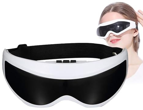 Augenmassagegerät mit Vibration, wiederaufladbare magnetische Augenmassager, Augenpflegegerät zur Verringerung der Augenermüdung, Gesichtsverbesserung für Frauen und Männer