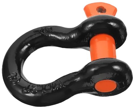 PLAFOPE Heavy Duty U-shaped Steel Tow Hook 2.0t Small Universal Trailer Ring for Car Front Towing and Recovery Random Color