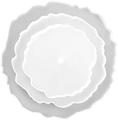 PAMINGONO 1ensemble Plateau De Fruits Silicone Moule à Époxy Pour Décoration Et Rangement Accessoire Pratique Pour Maison Et Fête