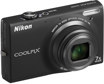 Nikon COOLPIX S6150 16 MP Digital Camera with 7x NIKKOR Wide-Angle Optical Zoom Lens and 3.0 Touch-Panel LCD (Renewed)