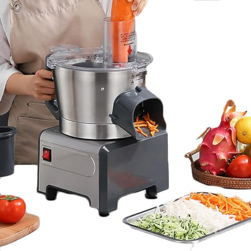 CYTBEK Cubetti di Patate a dadini Commerciali a cubetti vegetale Mensa vegetale Multifunzionale vegetale a Petto di Taglio a Taglio a Fessura, per Ristorante, Negozio di tè al Latte