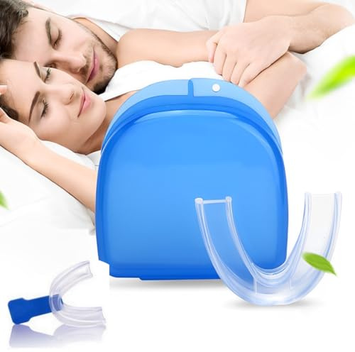 bite bruxismo notturno, anti-russamento bite bruxismo, dispositivo anti-russamento multifunzionale (con scatola).