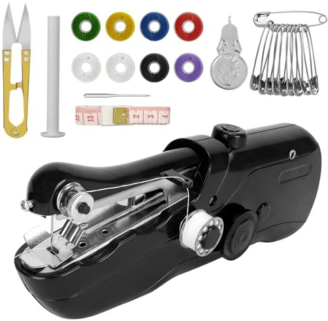 WUIOWPPIC Hand Held Sewing Machine Mini Portable Electric Sew Machines