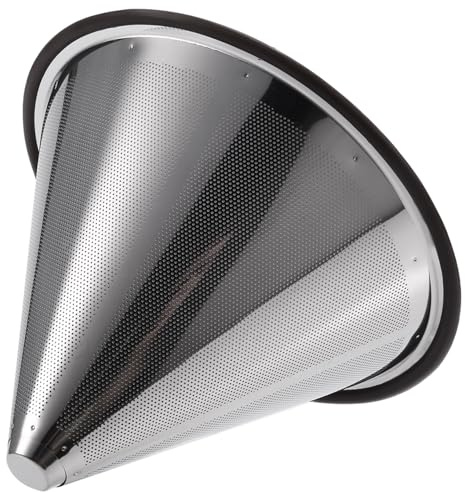 Plmvhpb Coffee Pouring Filter Reusable Stainless Steel Coffee Dripper Paperless Coffee Filter for Sustainable Brewing