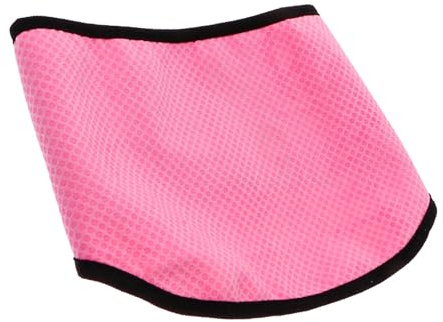 Toyvian Pet Cooling Scarf Ice Towel Breathable Cooling Dog Bandana with Pink Polka Dots Large Size for Summer Outdoor Walking and Running