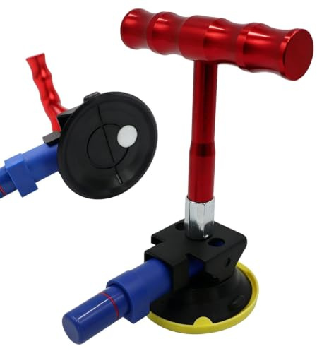 Extractor de abolladuras para coche Herramienta portátil con potente y | Pequeña herramienta removedora de abolladuras para puertas de vehículo, frigorífico, , garaje, hogar, taller y