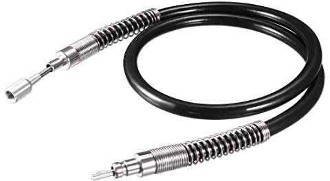 sourcing map Flexible Shaft Rotary Tool, Flex Shaft Attachment 39 inch Extension 8mm Chuck for Bench Grinder Drill Press
