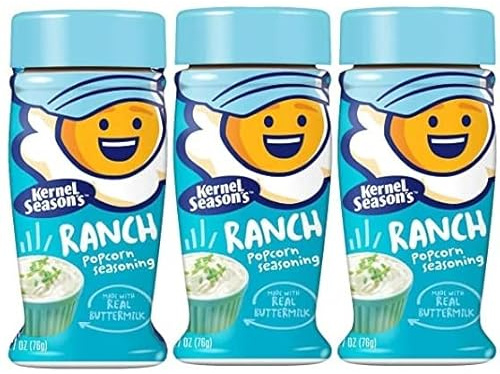 Kernel Season's Popcorn Seasoning, Ranch 2.85 Ounce - Pack of 3