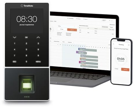 Timemoto TM-828 Sc Time And Attendance System