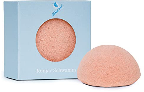 TheraCare Konjac Sponge for Face and Body - Red Clay