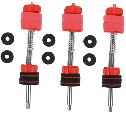 MILISTEN 3 Sätze Zweischichtige Beckenkappe Drum-becken-stacker Nusstrommel-percussion-stacker Stapler Zur Befestigung Von Trommelmuttern Becken-schnellspanner Gefühlt Teil Doppelschicht