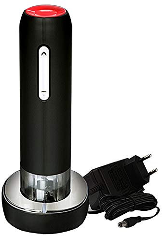 Apribottiglie, apribottiglie Automatico Ricaricabile Apribottiglie Elettrico con Base di Ricarica per Uso Domestico o Come Regalo, Elegante Nero Ricaricabile
