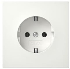 SCHUKO Steckd Flächenschalter Reinweiß GIRA 4188112
