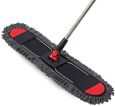 Trapeador de Microfibra Resistente, trapeador seco para Pisos de Madera Dura, Oficina, Cuidado del Garaje, Limpia áreas amplias, trapeador Comercial, trapeador Industrial súper Absorbente