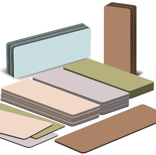 BIROYAL 50Stk Magnetstreifen Beschreibbar - 8X3cm Whiteboard Magnete zum Beschriften - Magnetschilder zum Beschriften für Magnettafel Kühlschrank Metallschrank - Whiteboard zubehör - inkl. 1 Marker