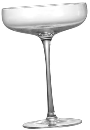 Ciieeo Crystal Cocktail Glass for Red Wine of Flutes Glass Goblet for Home Bar for Cocktails