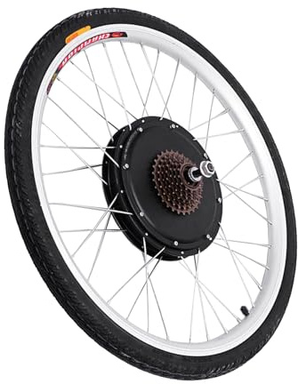 CLEADONG 26 Zoll Elektrisches Fahrrad-Umbausatz, 48V 1000W Motor, E-Bike Motor Hub Electric Bicycle Conversion Kits, Maximale Leerlaufgeschwindigkeit von 55km/h