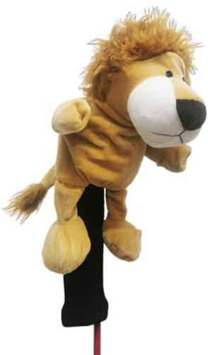 Whrcy Copritesta in peluche per mazze da golf, protezione per mazze da golf, adorabile protezione per mazze da golf per uomini e donne