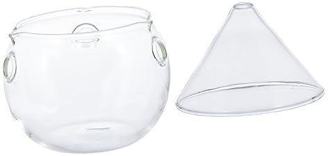 MOTHNUR Ciotola Trasparente Per Cocktail Contenitore Per Insalata Con Supporto Per Ghiaccio Secco Utensile Da Cucina Resistente e Funzionale Per Uso Casalingo Adatto Per Antipasti Frutta e