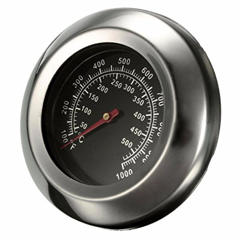 Fuhjythy Dia 3 Grad Celsius/Fahrenheit 50~500 Grad Celsius Braten Grill Pit Raucher Grill Thermometer Temperaturanzeige
