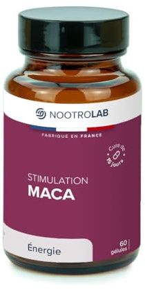 Maca Bio – Stimulation Énergie & Vitalité – Libido & Endurance – 60 Gélules Végétales – Nootrolab