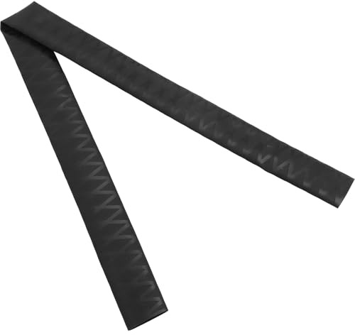 IMIKEYA Tubo termorretráctil de silicona para mango, antiestático, ligero, elástico, funda protectora negra para uso diario en cañas de pescar y baquetas