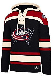 47 Brand NHL Columbus Blue Jackets Lacer Hoody Jersey Trikot Kapuzenpullover Forty Seven