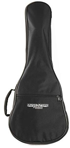 MUSIC STORE Gigbag für 1/2 klassische Gitarre, Leicht, Regenabweisend, mit Rucksackgarnitur und Zubehörfach, Economy