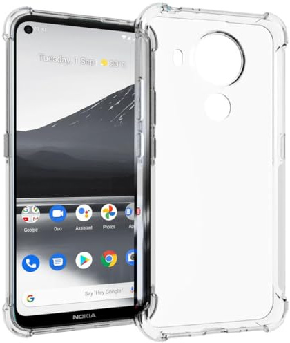 iMoshion Shockproof Hülle - Geeignet für Nokia 5.4/Nokia 3.4 - Transparent