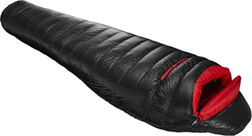 Y by Nordisk VIB 800 Schlafsack, Black-Fiery red, M Links