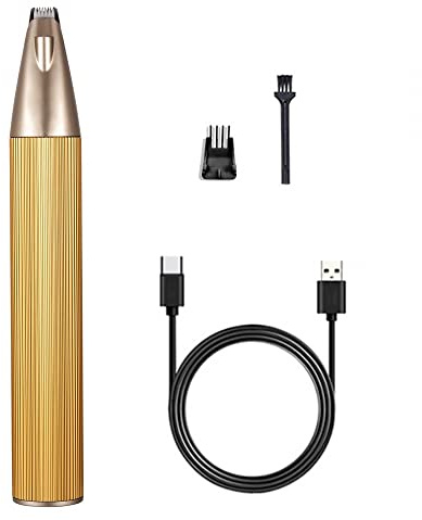 DONGKER Tosatrice per Animali USB,Tagliacapelli per Cani a Basso Rumore Rasoio Elettrico per Cane Gatti (Senza Fili)