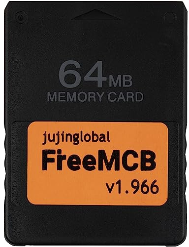 jujinglobal 64MB Free Memory Card Boot Free Mcboot for PS2, Plug and Play with opl Lastest Version