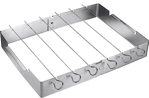 Westmark 15942260 Barbecue Skewer Holder, Stainless Steel, Colour: White