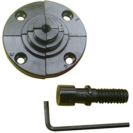 4 Spannfutter Backenfutter M18 X 2.5 Drechselbank, Vierbackenfutter Selbstzentrierend, 95mm Spannfutter mit 2 Hilfswerkzeuge, für Drehmaschinen (M18+ Kralle)