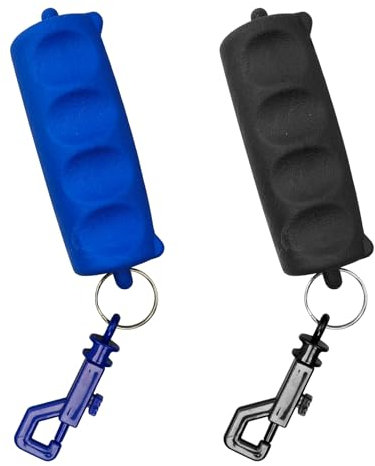 longbowmaker 2 Stück Pfeilzieher Bogenschießen rutschfest Pfeilzieher für einfaches Pfeilziehen und Handschutz mit Ergonomisches Griffs (blau+schwarz)