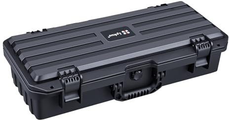 Lykus HC-5021 Wasserdichter Schaumstoffkoffer, Innengröße 51,1x18,7x10,3cm | IP67 wasserdicht, steckbarer Schaum, geeignet für Kameras, Objektive, elektronische Geräte und mehr