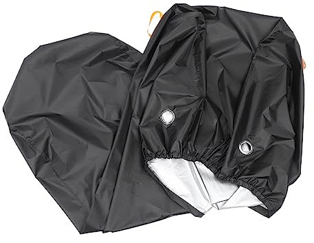Kisangel Fahrradabdeckung Mountainbike Abdeckung Oxford 210d Stoff Mit Schlosslöchern Und Elastischem Saum Fahrradschutz Für Outdoor Mit Aufbewahrungstasche