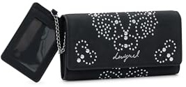 Desigual Geldbörse Poker Face Mone Mariona Long Wallet Black schwarz
