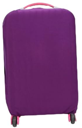 Mipcase Housse de Valise à roulettes Protège-Bagages Élastique Violet Protection Anti-saleté Adaptable Valise S 18-20 Pouces pour Voyage