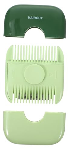 Manueller Haartrimmer für Spliss und Ponygrenzen für Damen, Grün | Abs und Edelstahl, Manuelle Bedienung, Sicher, für Frauen, Tragbar, zum Kürzen von Pony und Spitzen