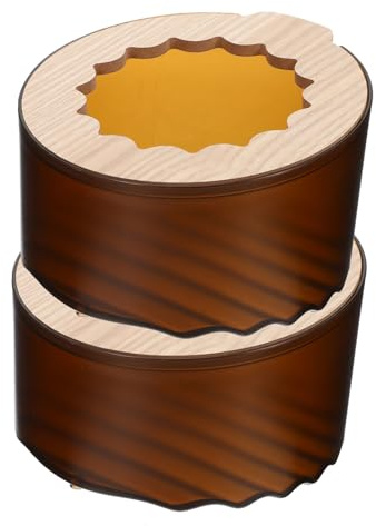 MERRYHAPY 2 Piezas Unidades Baño de Arena para Hámster Caja de Baño para Pequeños Roedores Resistente y Fácil de Limpiar para Jerbos Ratones y Cobayas