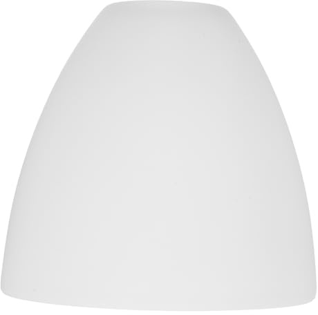 Ersatz Glaslampenschirm E27 Weiß mit 4, 2cm Lochdurchmesser | Lampenschirm für Hängelampe, Dekorativer Lampenschirm für Deckenlampe und Wandleuchte, Glas