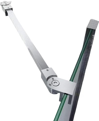 Barre de Support pour Paroi de Douch,Barre de stabilisation au Plafond,Fixation pour paroi de Douche,Support fixe en verre stabilisateur,pour écran de Douche et Panneaux de Baignoire